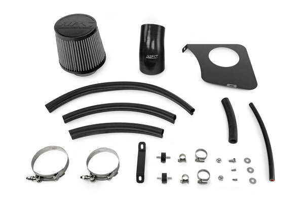 HPS Performance Air Intake Kit with Heat Shield, Polished, 827-739P