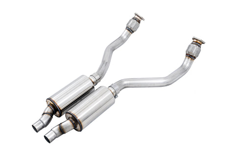 AWE Tuning Audi B8 4.2L Resonated Downpipes for S5