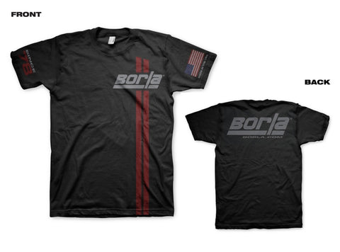 Borla Since 78 Stripe T-Shirt XL