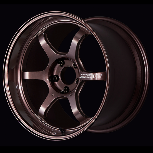 Advan R6 18x8.5 +45 5-100 Racing Candy Red Wheel main image 0