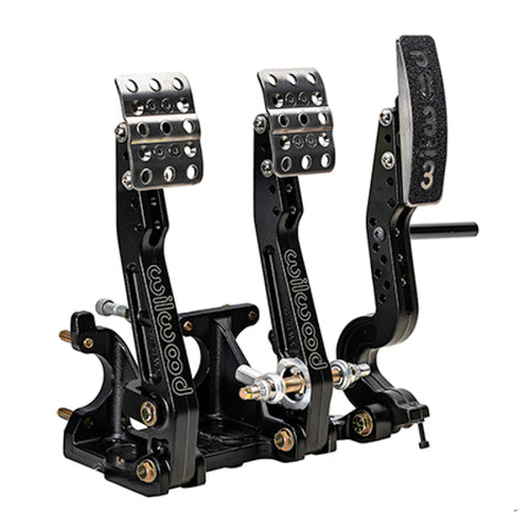 Wilwood Adjustable Tru-Bar Brake, Clutch, Throttle - Floor Mount - 4.75-5.75:1