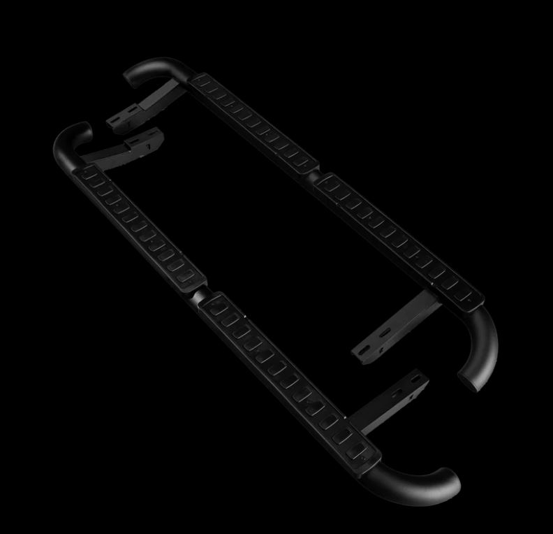 Urban 'Black Shadow' Single Tube Side Steps for Ineos Grenadier – Black