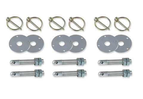 Aluminum Hood Pin Kit - 1/2