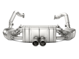 Akrapovic 16-16 Porsche Boxster Spyder / Cayman GT4 (981) Slip-On Line (Titanium) w/ Titanium Tips