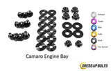 Chevrolet Camaro (2010-2015) Titanium Dress Up Bolts Engine Bay Kit - DressUpBolts.com