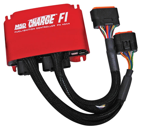 MSD Charge FI Fuel/Ignition Controller; 10 Preset Calibrations; Custom Calibrations Possible Via Laptop; Incl. MSD View Software;