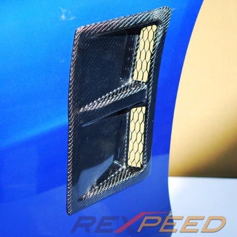 VAB WRX / STI S207 Style Dry Carbon Rear Bumper Ducts