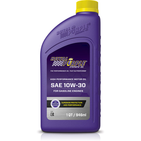 Royal Purple High Performance Motor Oil 10W-30 Full Synthetic 1 Qt (US)