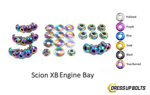 Scion XB (2003-2006) Titanium Dress Up Bolts Engine Bay Kit