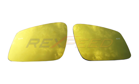 Supra 2020+ Polarized Yellow Mirrors w/ Heated Anti Fog & Rexpeed_G Blind Spot Monitoring