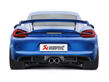 Akrapovic 16-16 Porsche Boxster Spyder / Cayman GT4 (981) Slip-On Line (Titanium) w/ Titanium Tips