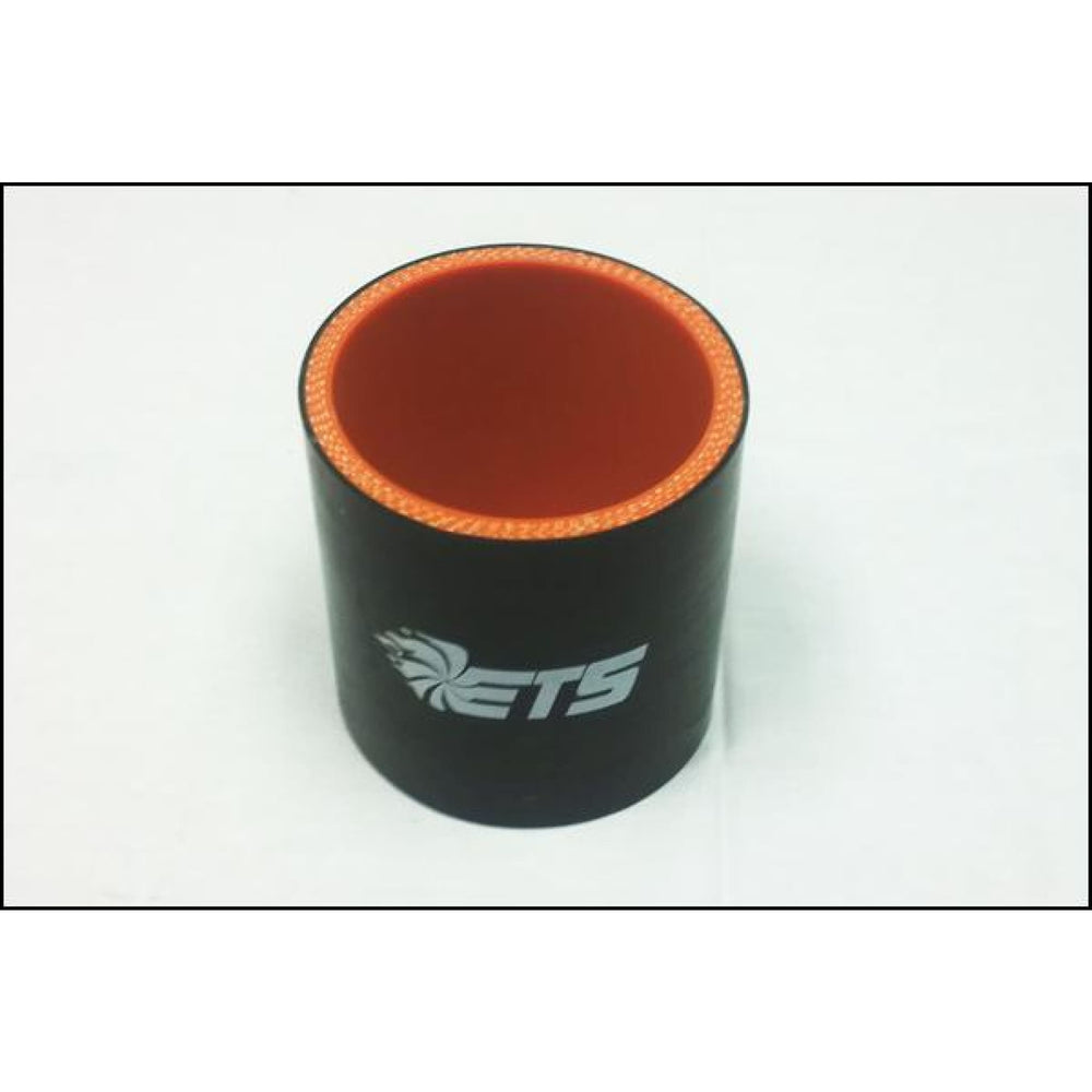 ETS 2.5" Straight Black Silicone Coupler