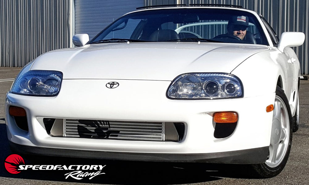 SpeedFactory HP Front Mount Intercooler Upgrade for 1993-1998 MKIV Toyota Supra Turbo  - 3" Inlet / 3" Outlet (850HP-1000HP+)