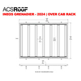 Leitner Designs INEOS Grenadier ACS Roof Rack by Agile Off-road