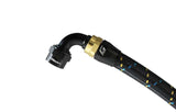 GReddy AN04 90 DEGREE HOSE END SWIVEL BLACK/GOLD ANODIZED