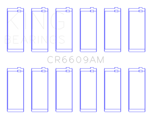 King Engine Bearings BMW M30/M32/B35 (Size +0.25mm) Connecting Rod Bearing Set