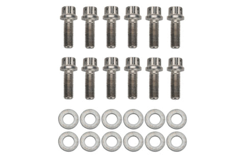 Wilwood Bolt Kit - Hat/Rotor 1/4-28x.75 12 Pt Stainless