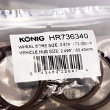 Konig Hub Ring Set (4pcs) - 73.1mm O.D. / 63.4mm I.D.