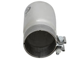 aFe MACH Force-Xp Universal Exhaust Tip 3-1/2 IN Inlet x 4 IN Outlet x 7 IN Polished Right Side Exit