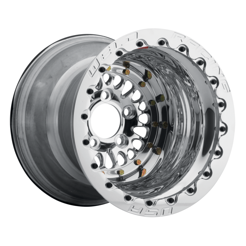 Weld RPM 16x16 / 5x4.75 / 5 BS - Polished Center - Polished Shell - Non-BL Wheel