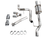 AWE 21-25 Ford F150 (14th Gen Reg Cab) Cat-Back Exhaust - 4.5in Dual Side Exit Chrome Tips
