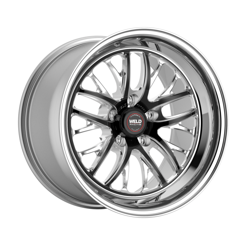 Weld S82 20x7 / 5x115 / 2.75 BS / 3.18 HB - Black Center - Polished Shell - Non-BL Wheel