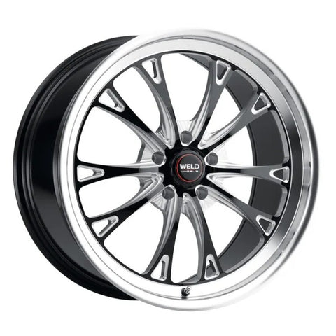 Weld Belmont Beadlock 15x10 / 5x114.3 BP / ET25 BS 6.48 DIA 78.1 Gloss Black MIL