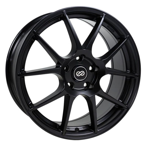 Enkei YS5 15in x 6.5in / 4 x 100mm Single Bolt Pattern / Offset +38mm / 72.6mm Bore - Black