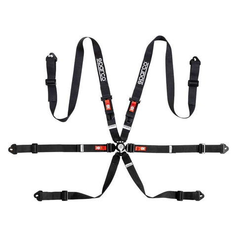 Sparco  BELT COMP H2 PD 6PT STEEL BLK
