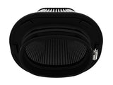 aFe Track Series Intake Pro DRY S Air Filter (6-1/8x4-1/8)IN F x(9-1/4x7-1/4)IN B x(6x4)IN Tx7-1/8IN