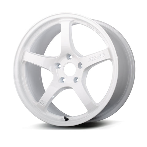 Gram Lights 57CR 18x8.5 +45 5x100 White (OXZ)