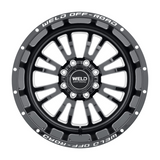 Weld Slingblade 20x10 / 8x165.1 / 4.75 BS / 125.1 HB - Gloss Black Milled - Non-BL Wheel