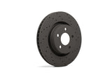 Hawk 18-20 Jeep Wrangler JL Talon Rotors and LTS Pads Front Brake Kit
