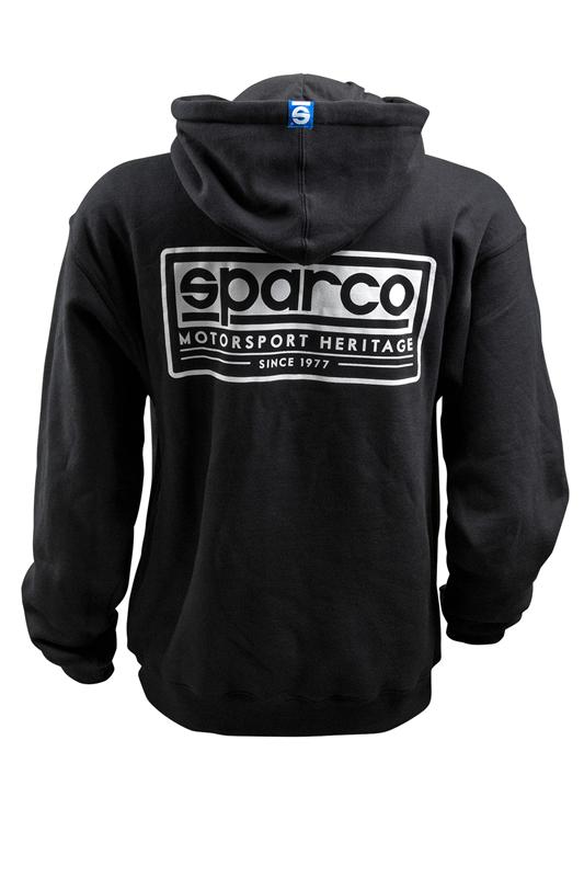 Sparco Sweatshirt Hooded Heritage Blk Xl