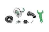 Radium Engineering Remote Mount SVF Swing Valve Filler 1.5in Elbow