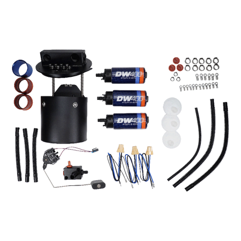 DeatschWerks X3 Series Fuel Pump Module w/ Triple DW400 Fuel Pumps for 2011-2024 Ford Mustang