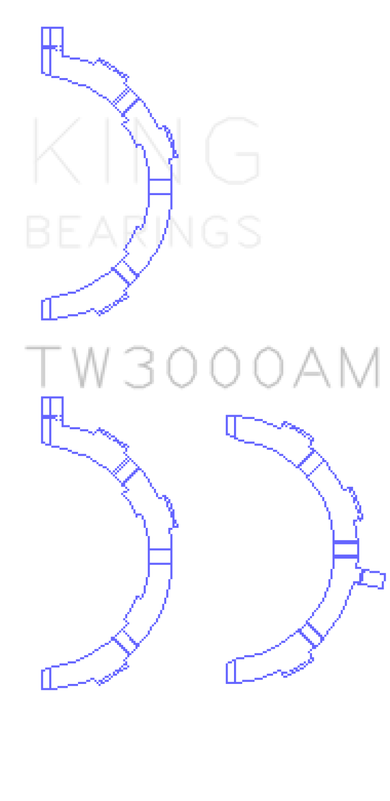 King Engine Bearings Ford 6.7L Power Stroke V8 Diesel Thrust Washer Set