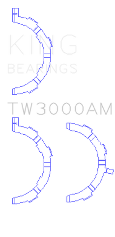 King Engine Bearings Ford 6.7L Power Stroke V8 Diesel Thrust Washer Set