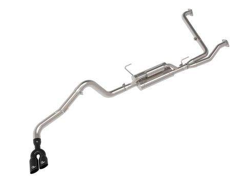 aFe 2022+ Nissan Frontier V6 Vulcan Series SS Cat-back Exhaust w/ Black Tips