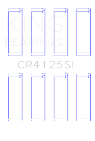 King Subaru EJ15/EJ16/EJ18/EJ20/EJ22/EJ25 (Size 0.25mm) Silicone Bi-Metal Alum Rod Bearing Set