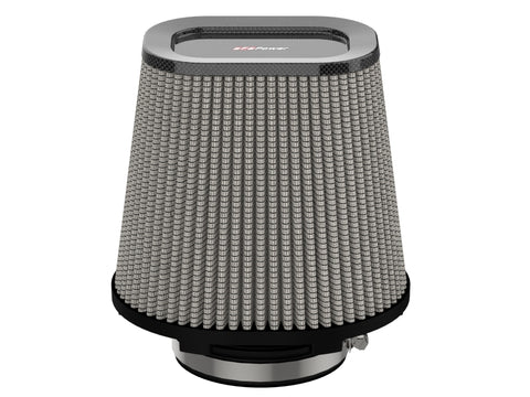 aFe Track Series Intake Pro DRY S Air Filter 4IN F x (7-3/4 x 6-1/2)IN B x (5-3/4 x 3-3/4)IN T x 7IN