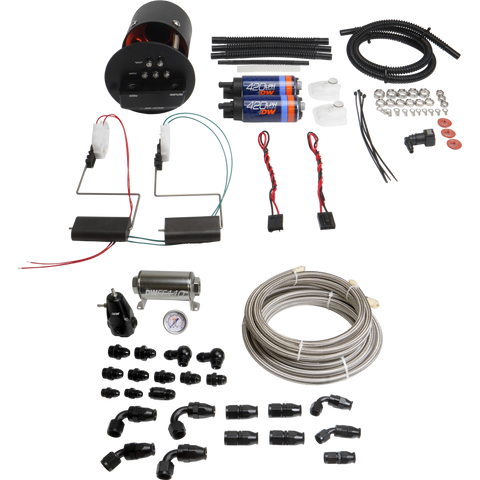 DeatschWerks 92-06 BMW 3-Series E36/E46 X2 Module with DW420 Pumps and PTFE Plumbing Kit