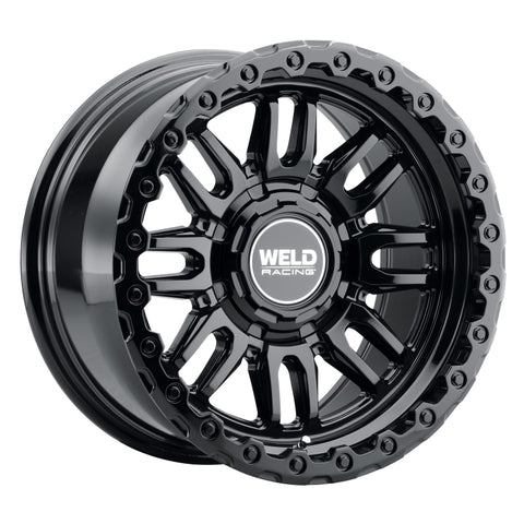 Weld Off-Road Swift 17x9in - 6x135 / 6x139.7 BP - ET-12 - 106.1mm CB - Gloss Black Wheel & Ring