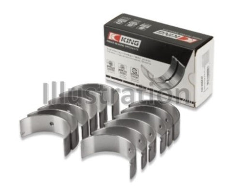 King Engine Bearings Ford V6 2.8L 177Ci/4.0L 245Cl .002in OSOD (CR 642SI .002 OSOD) Rod Bearing
