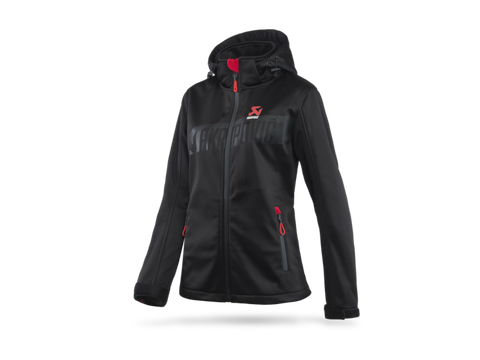 Akrapovic Womens Corpo Softshell Jacket Black - S