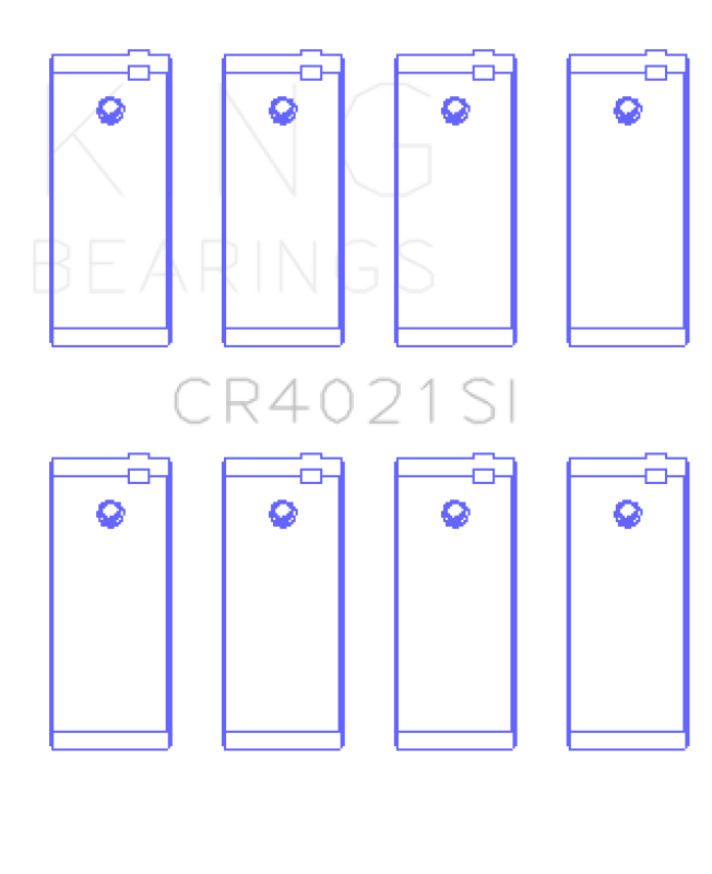 King Engine Bearings Escort 1.9 1987/89 (Size +0.50mm) Connecting Rod Bearing Set