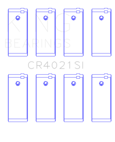 King Engine Bearings Escort 1.9 1987/89 (Size +0.50mm) Connecting Rod Bearing Set