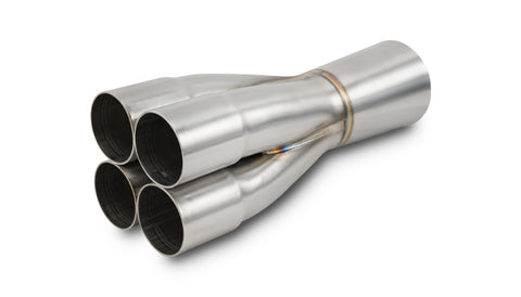 4-1 S.S Merge Collectors (1.75in Inlet ID, 2.5in Merge, Outlet OD 3in)