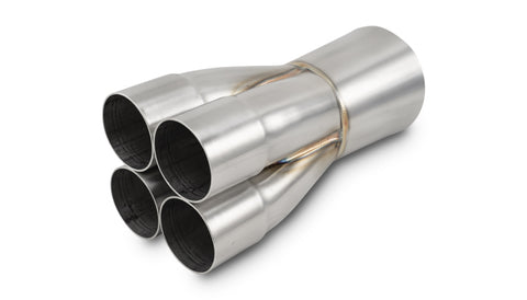 4-1 S.S Merge Collectors (2.125in Inlet ID, 3.5in Merge, Outlet OD 4in)