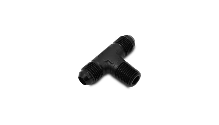 Flare to Pipe Tee Adapter Fitting, Size: -10AN x 1/2in NPT
